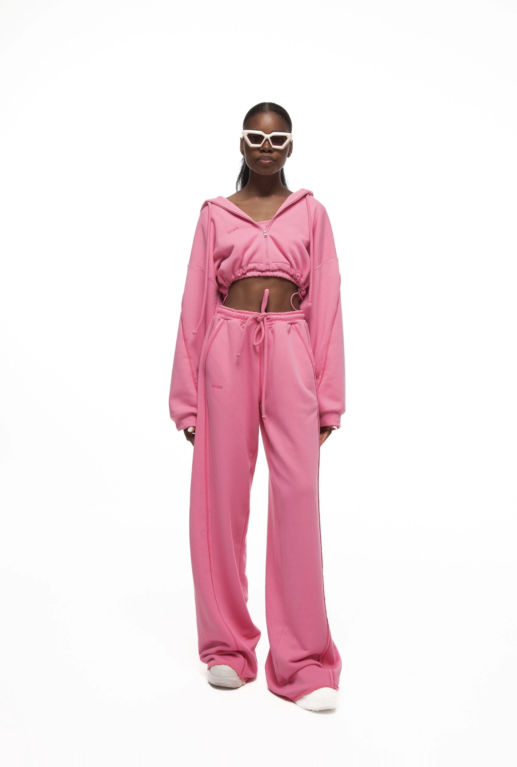 Джоггеры PINK MIAMI в розовом цвете - 40-42 (XS-S) - Розовый