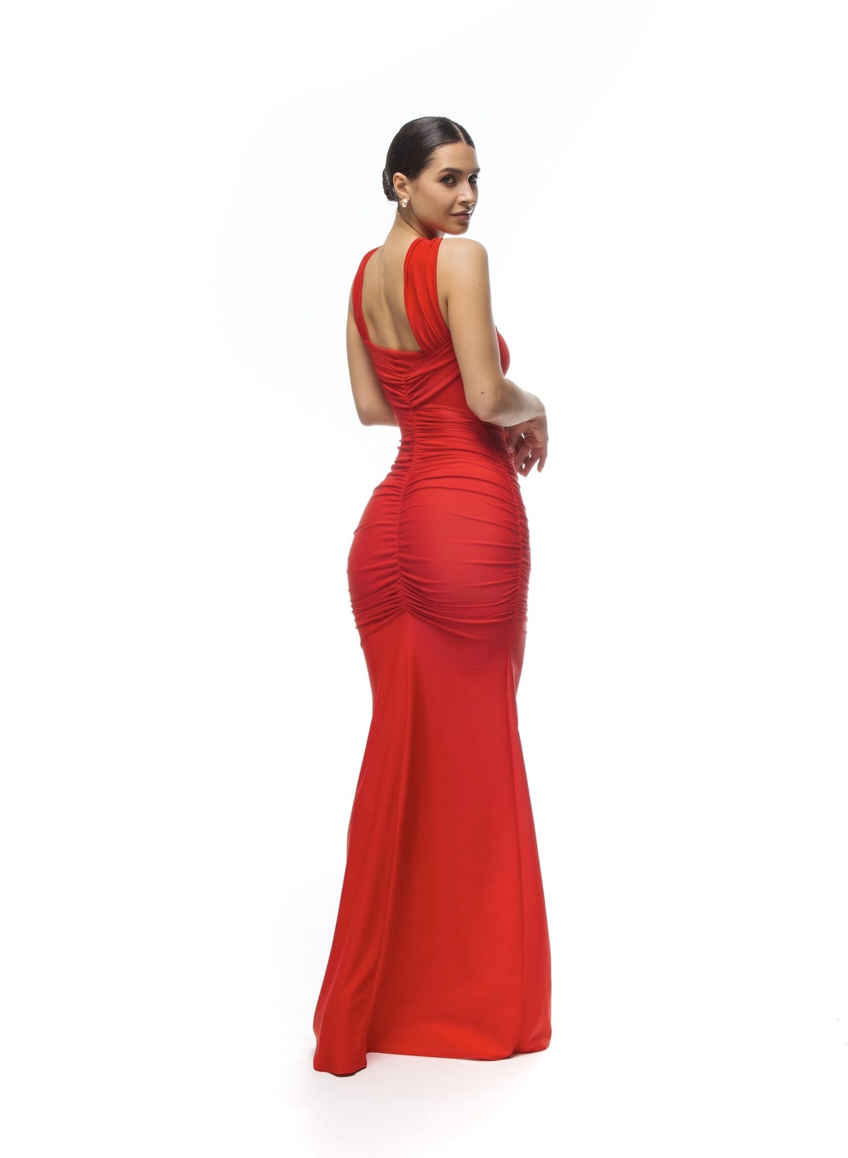 Платье FLORENCE в красном цвете - 40-42 (XS-S) - Красный
